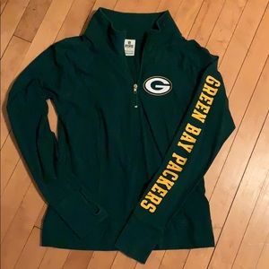 PINK Victoria’s Secret - Green Bay Packer 1/4 zip